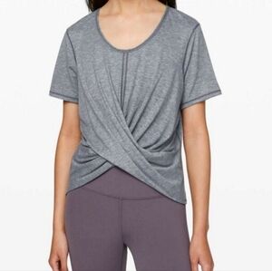 Lululemon Do the Daily Short Sleeve Gray Size 6